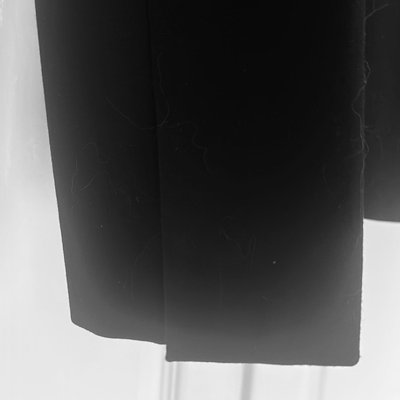 🆕 Ann Taylor Classic Double V Collarless Jacket.  Black. Size 6.  NWT. - Picture 7 of 15